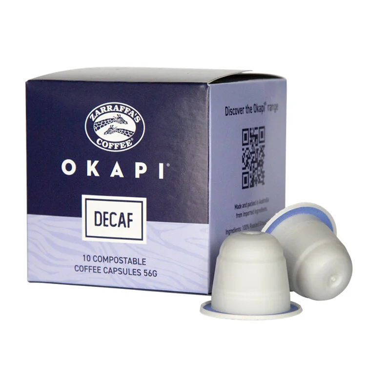 Okapi Capsules Decaf — Zarraffa's Coffee